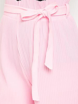 tie front relaxed fit palazzo - 17750798 - Standard Image - 5
