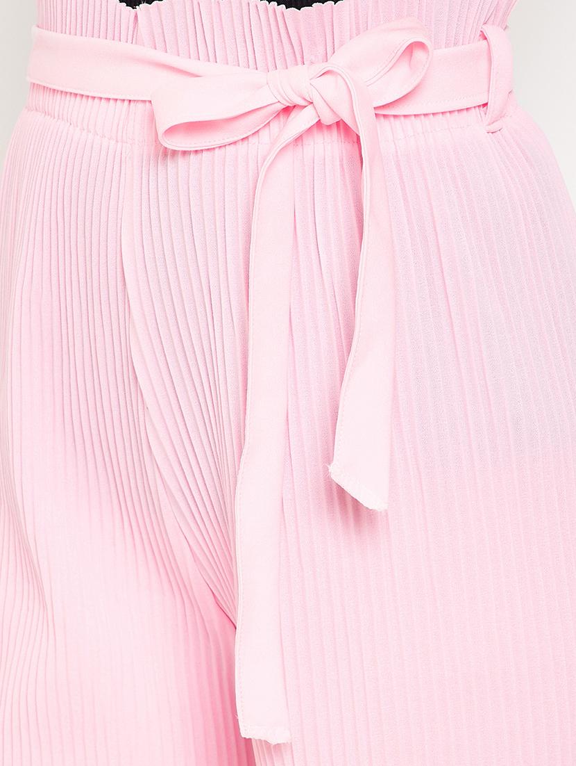 tie front relaxed fit palazzo - 17750798 - Zoom Image - 5