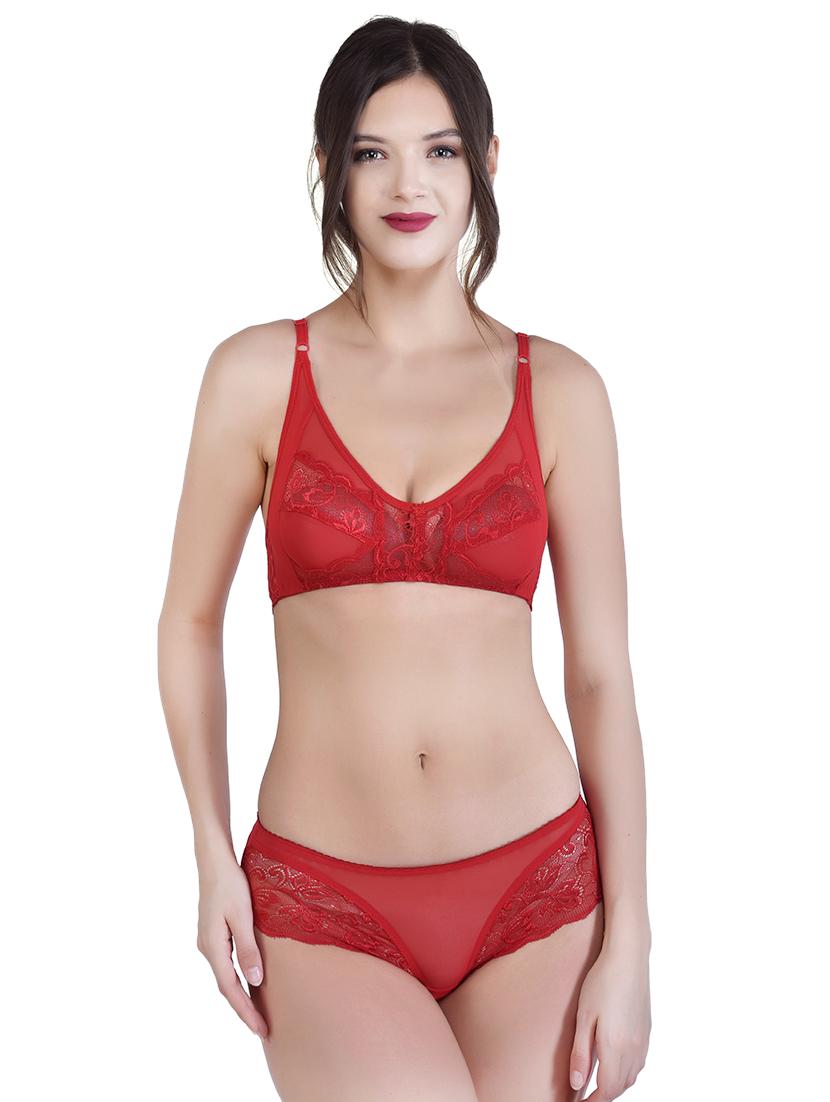 multi colored net bras and panty set - 17750809 - Zoom Image - 6