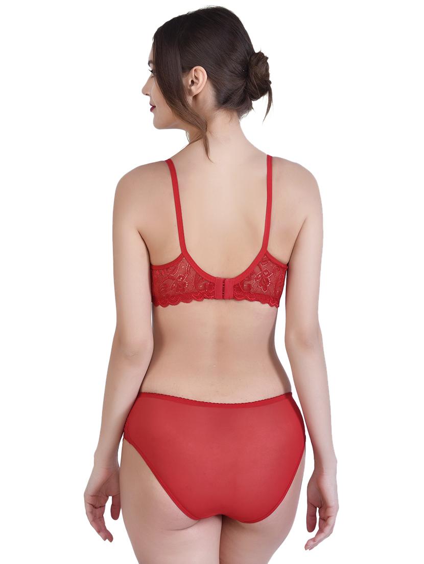 multi colored net bras and panty set - 17750809 - Zoom Image - 7