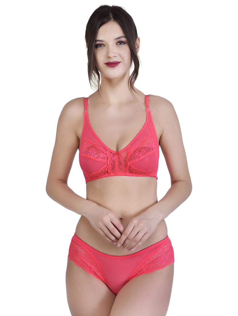 multi colored net bras and panty set - 17750809 - Zoom Image - 9
