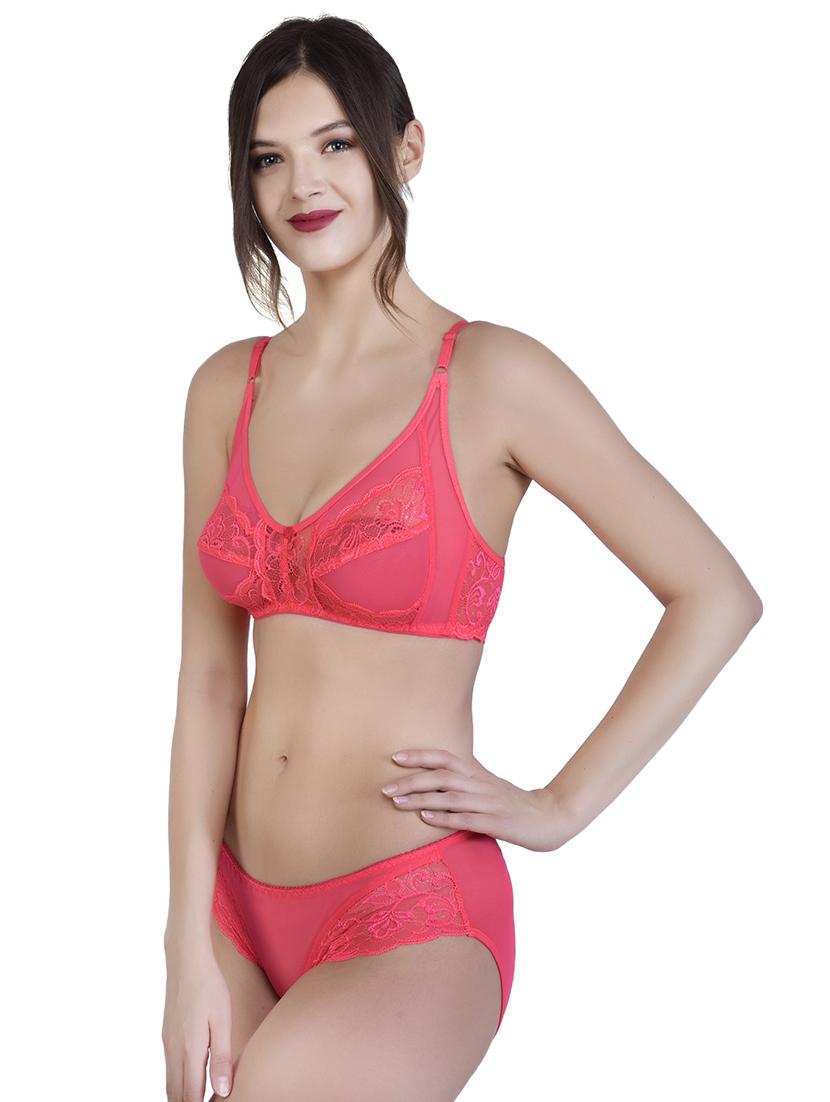 multi colored net bras and panty set - 17750809 - Zoom Image - 10