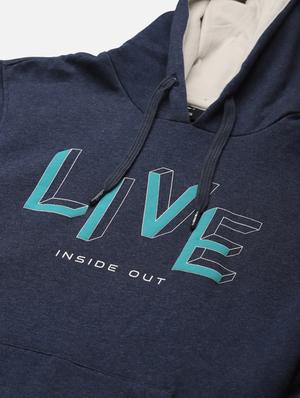 navy blue printed sweatshirt - 17750877 - Standard Image - 5