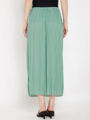 high rise accordion pleated skirt - 17750922 - Standard Image - 3