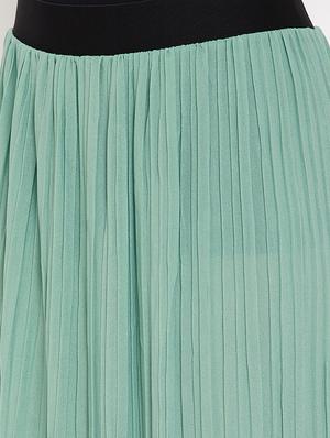 high rise accordion pleated skirt - 17750922 - Standard Image - 5