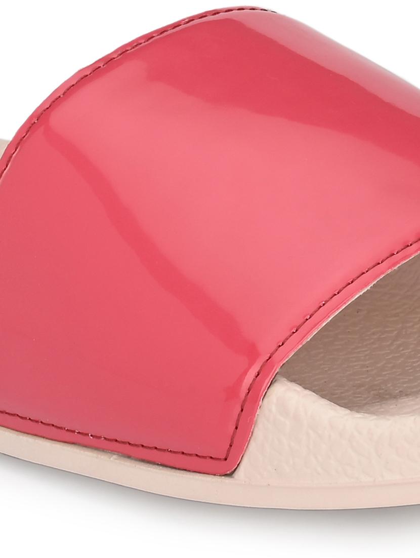 pink mesh slides flip flops - 17750927 - Zoom Image - 6