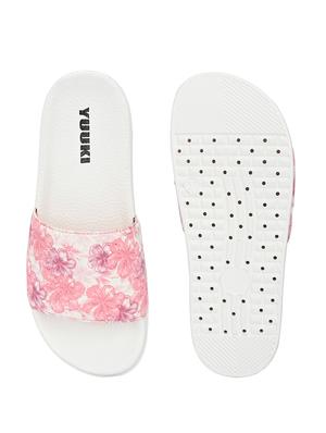 white mesh slides flip flops - 17750928 - Standard Image - 4