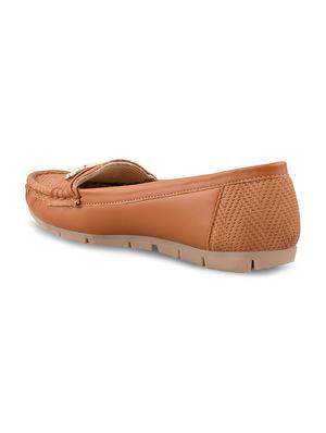 tan synthetic slip on casual shoes - 17750957 - Standard Image - 3