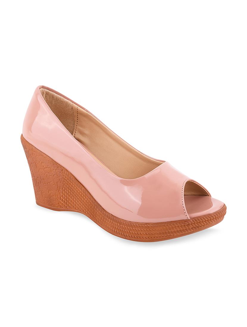 pink synthetic platforms pumps - 17750980 - Zoom Image - 1