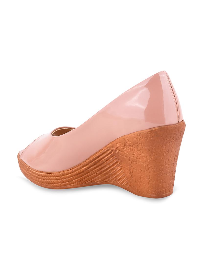 pink synthetic platforms pumps - 17750980 - Zoom Image - 3