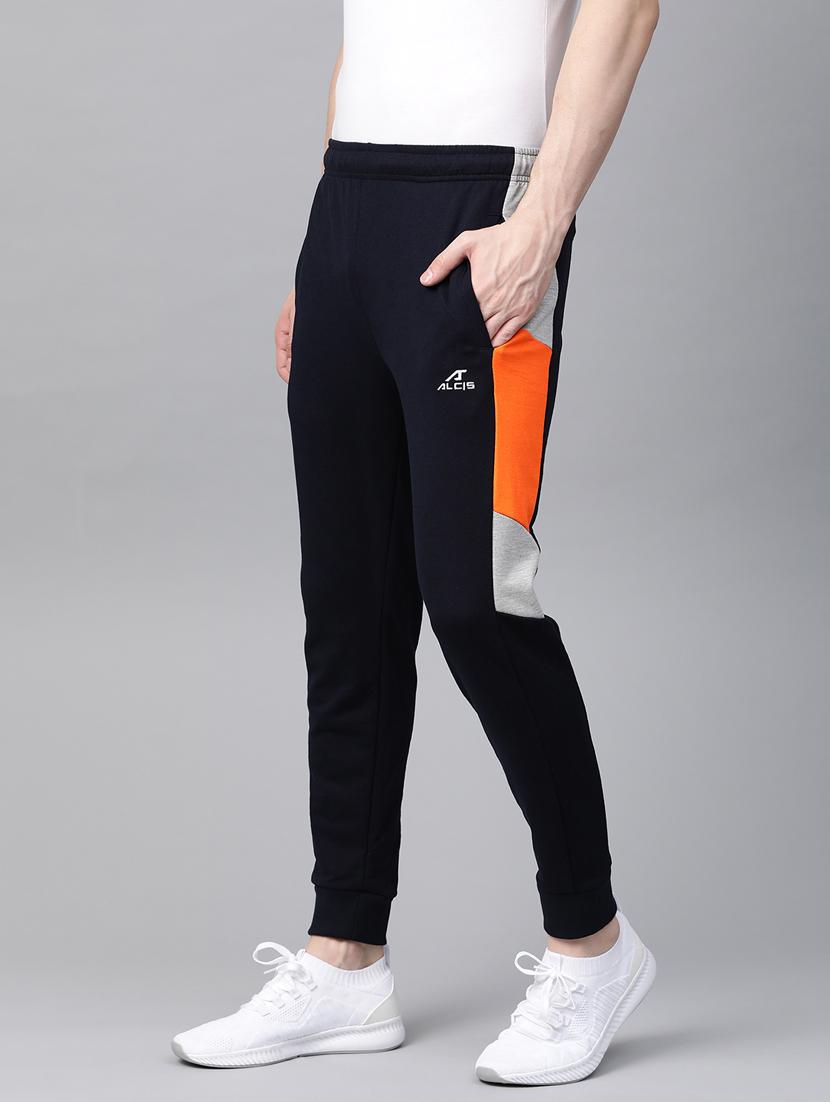 navy blue side taped jogger - 17751773 - Zoom Image - 2