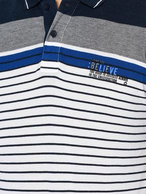 white striped polo t-shirt - 17752009 - Standard Image - 5