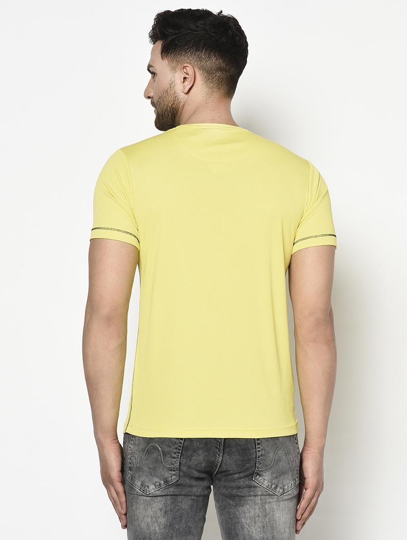 yellow typographic t-shirt - 17752029 - Zoom Image - 3