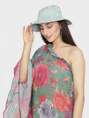 blue cotton hat - 17752511 - Standard Image - 2