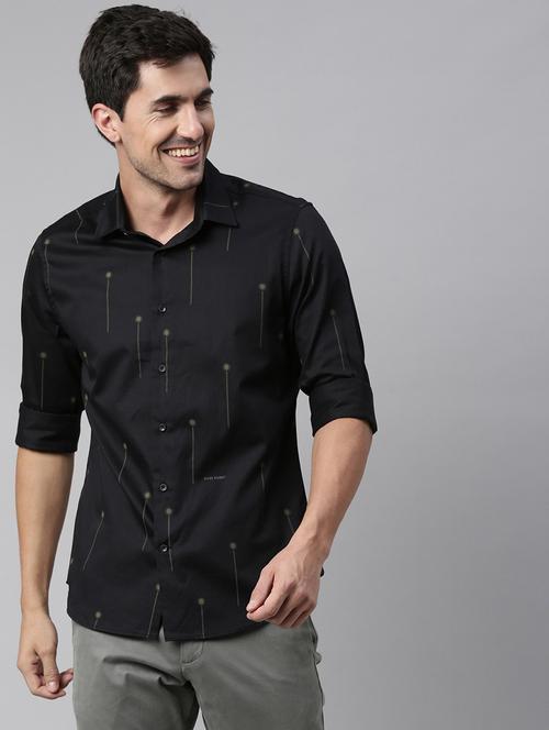 black printed casual shirt - 17752635 - Standard Image - 1
