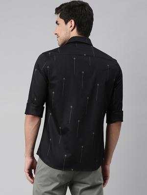 black printed casual shirt - 17752635 - Standard Image - 3