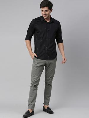 black printed casual shirt - 17752635 - Standard Image - 4