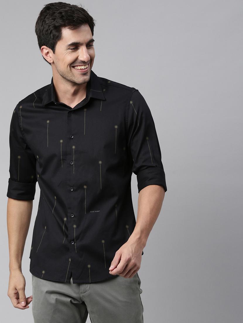 black printed casual shirt - 17752635 - Zoom Image - 1