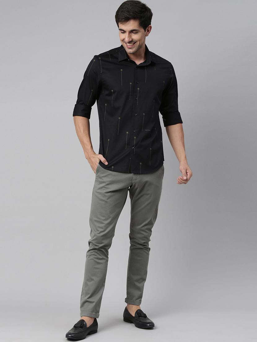 black printed casual shirt - 17752635 - Zoom Image - 4
