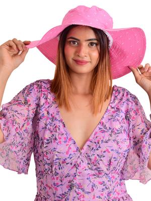 pink cotton hat - 17753017 - Standard Image - 2