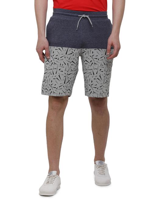 grey color block short - 17753034 - Very Small Image - 1