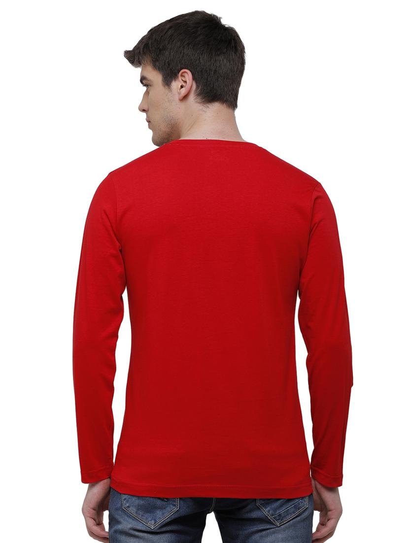 red solid t-shirt - 17753093 - Zoom Image - 3