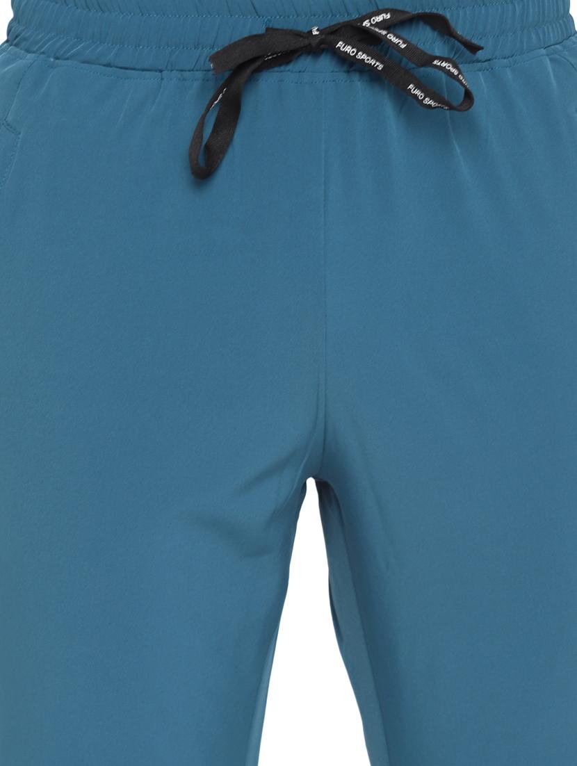 blue solid ankle length track pant - 17753333 - Zoom Image - 5