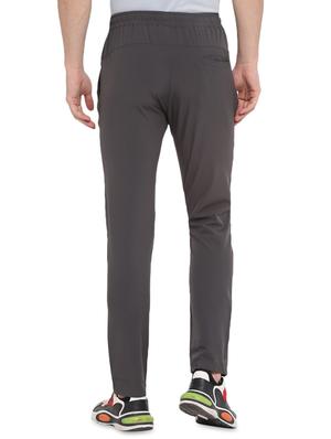black solid ankle length track pant - 17753334 - Standard Image - 3