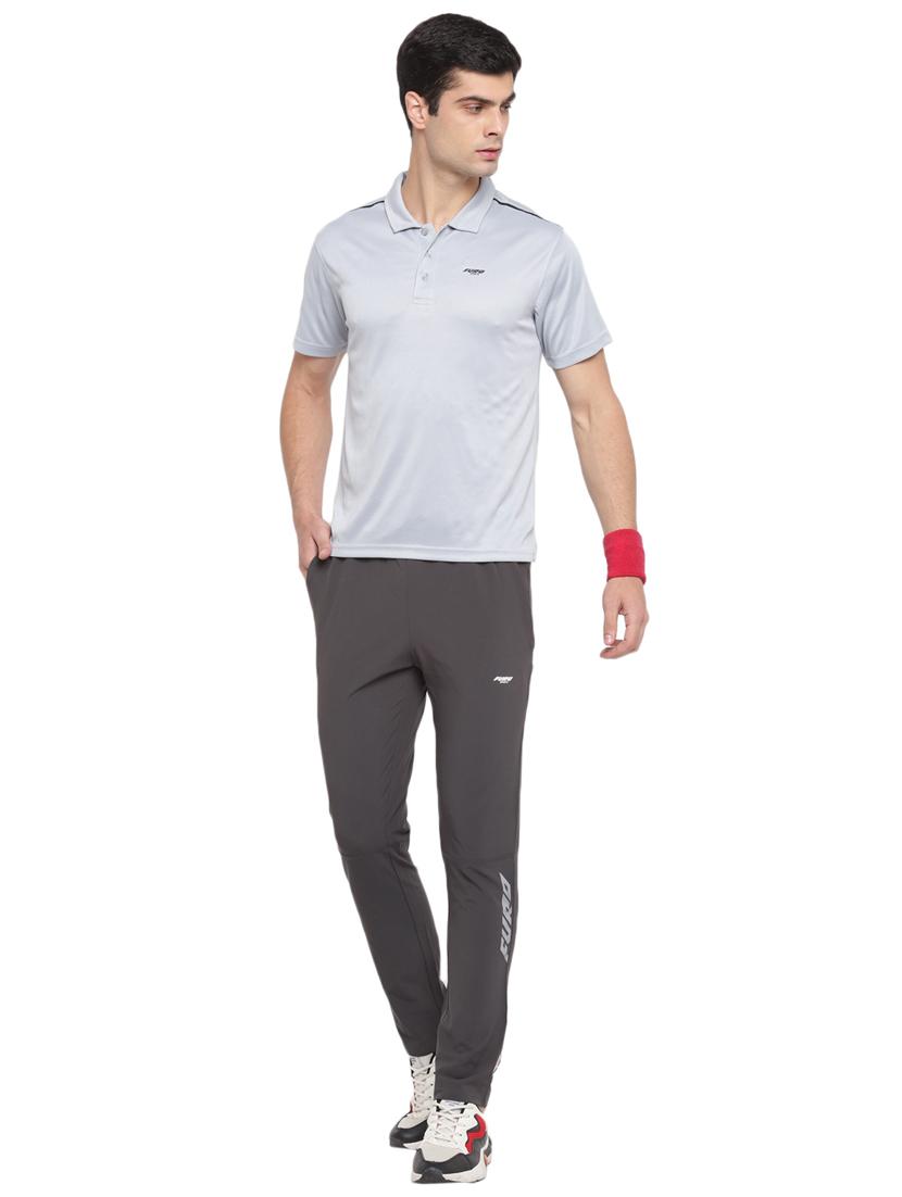 black solid ankle length track pant - 17753334 - Zoom Image - 4