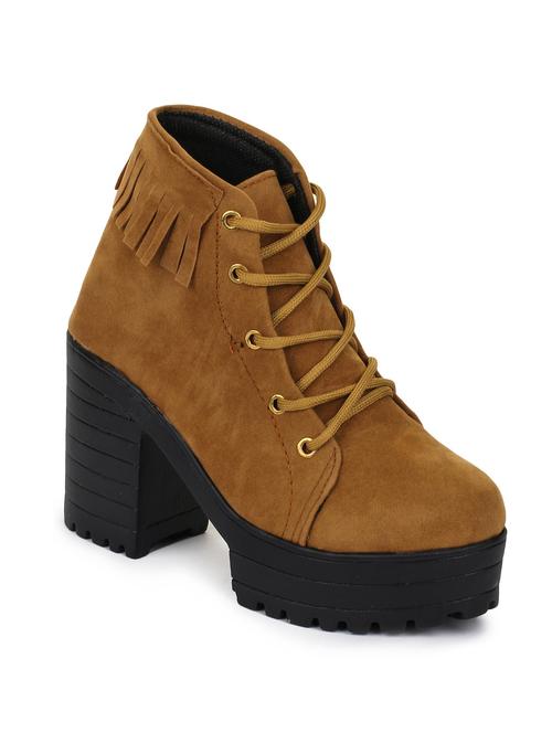 tan suede ankle boots - 17754120 - Standard Image - 1