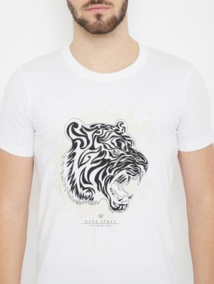 white front print t-shirt - 17754234 - Standard Image - 4