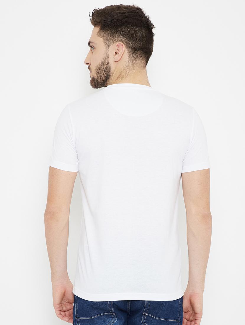 white front print t-shirt - 17754234 - Zoom Image - 3