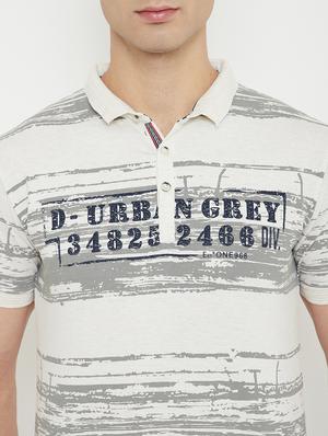 white striped polo t-shirt - 17754267 - Standard Image - 4