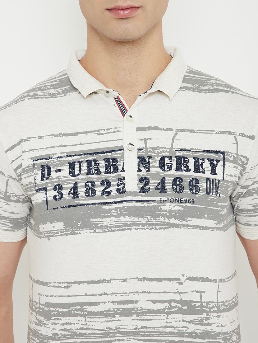 white striped polo t-shirt - 17754267 - Zoom Image - 4