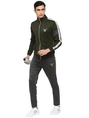 green cut & sew casual jacket - 17754609 - Standard Image - 4