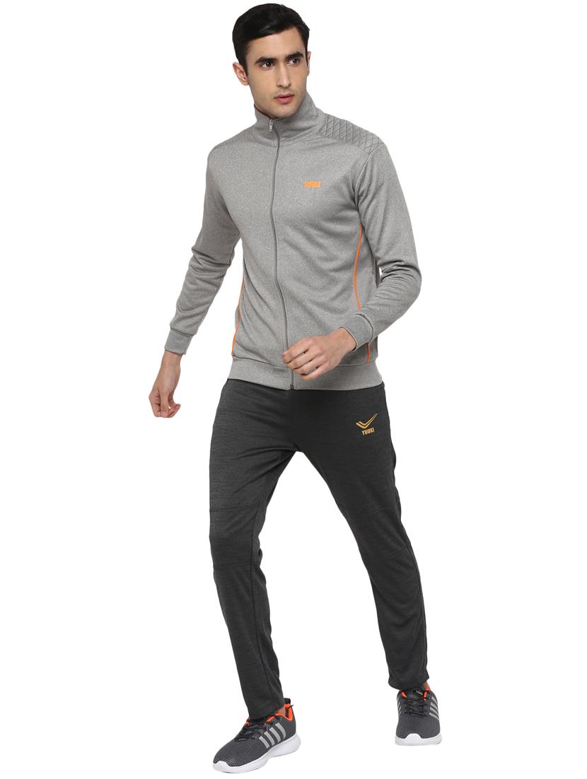 grey back print casual jacket - 17754614 - Zoom Image - 4