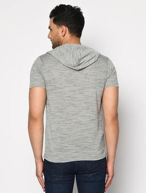 grey melange t-shirt - 17754637 - Standard Image - 3