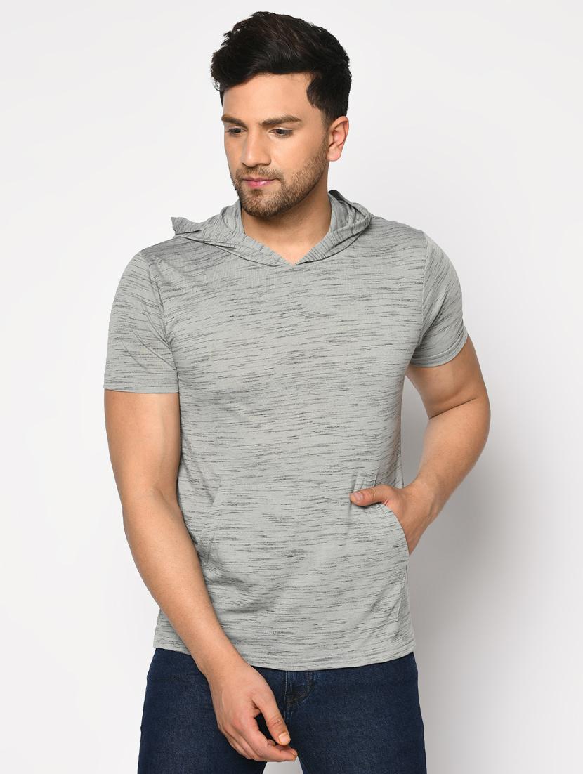 grey melange t-shirt - 17754637 - Zoom Image - 1
