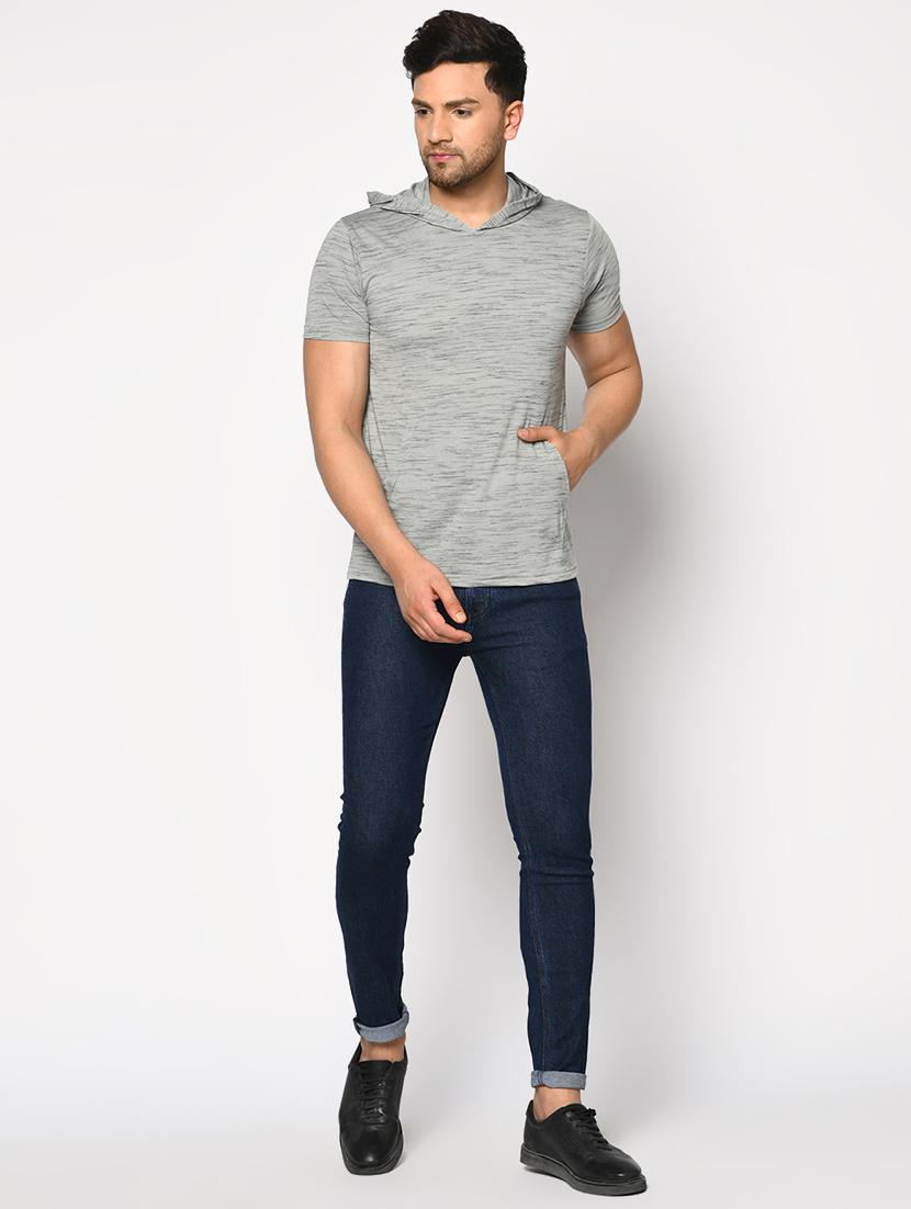 grey melange t-shirt - 17754637 - Zoom Image - 4