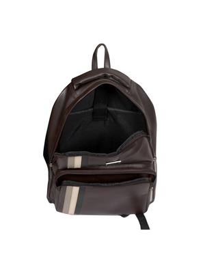 black leatherette backpack - 17754741 - Standard Image - 3