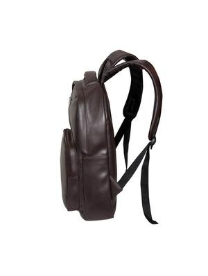 black leatherette backpack - 17754741 - Standard Image - 4