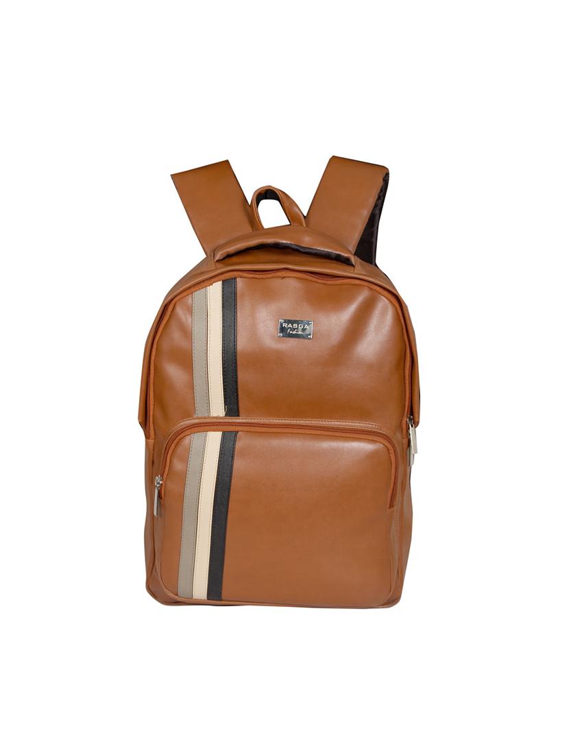 tan leatherette backpack - 17754742 - Zoom Image - 1