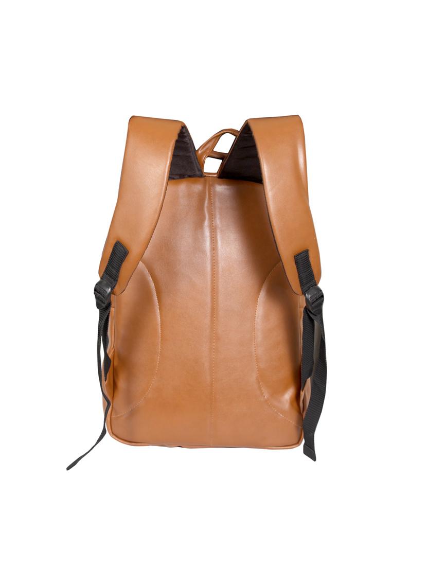 tan leatherette backpack - 17754742 - Zoom Image - 2