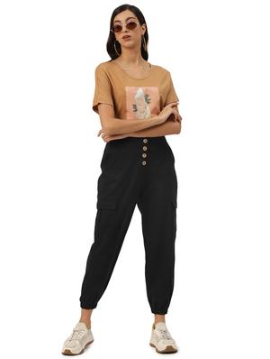 high rise cargo trousers - 17755014 - Standard Image - 4