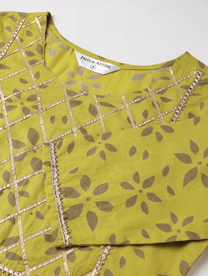 yellow printed straight kurta - 17755165 - Standard Image - 5