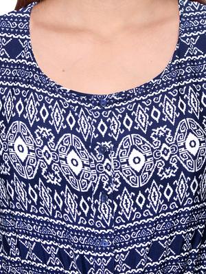 blue crepe romper jumpsuit - 17755210 - Standard Image - 4