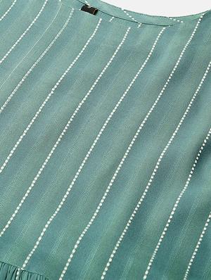 green rayon regular top - 17755216 - Standard Image - 5