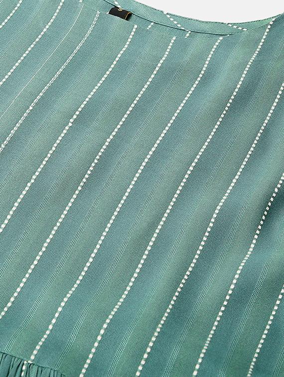 green rayon regular top - 17755216 - Zoom Image - 5