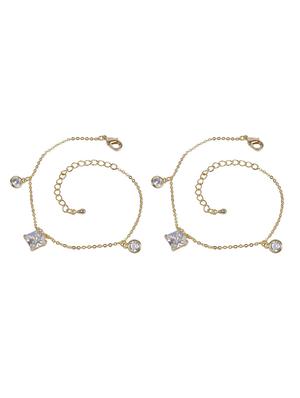 white metal anklets and payal - 17755326 - Standard Image - 2