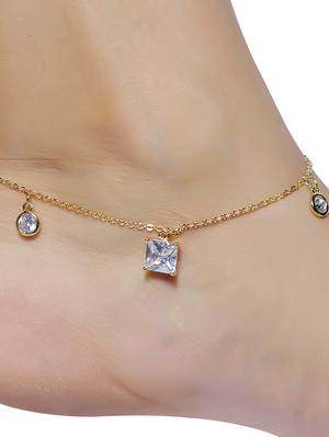 white metal anklets and payal - 17755326 - Standard Image - 3